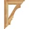 Ekena Millwork Balboa Traditional Rough Sawn Bracket w/ Offset Brace, Western Red Cedar, 6"W x 20"D x 28"H BKT0604X20X28BOA01RWR - alternate 3